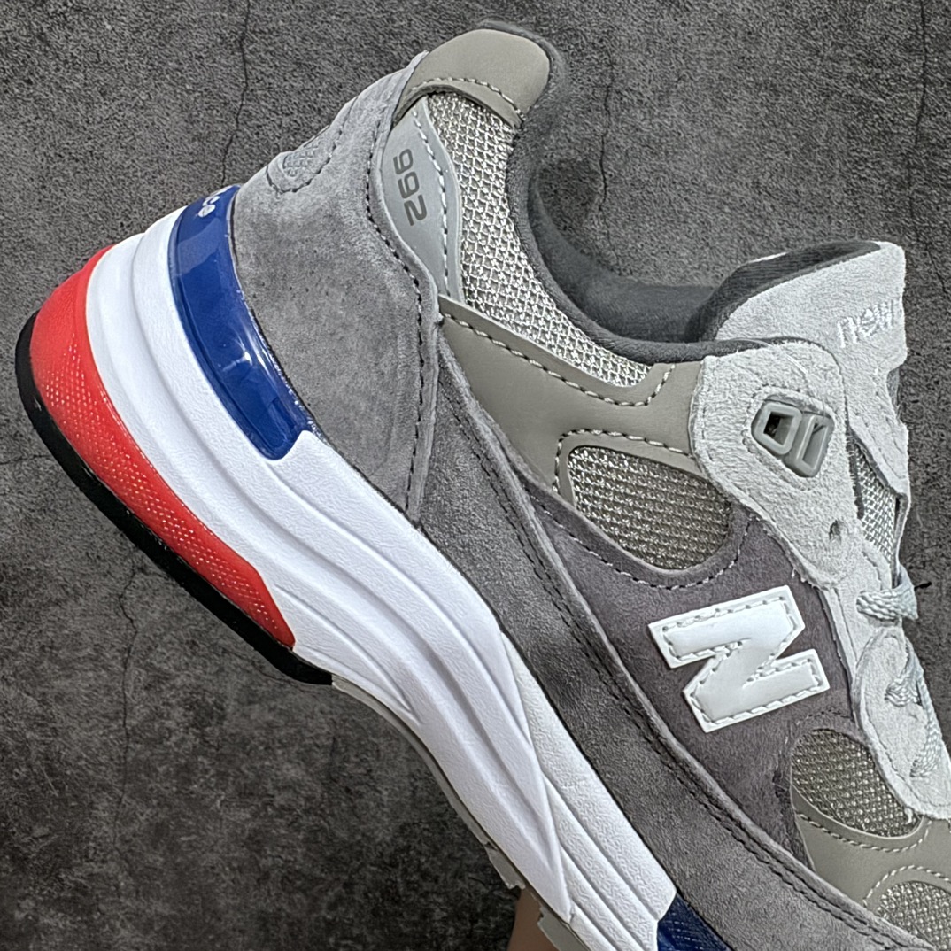 240 【OK纯原版】New Balance Made in USA M992系列美产血统经典复古百搭老爹休闲运动跑步鞋 灰蓝 M992AG