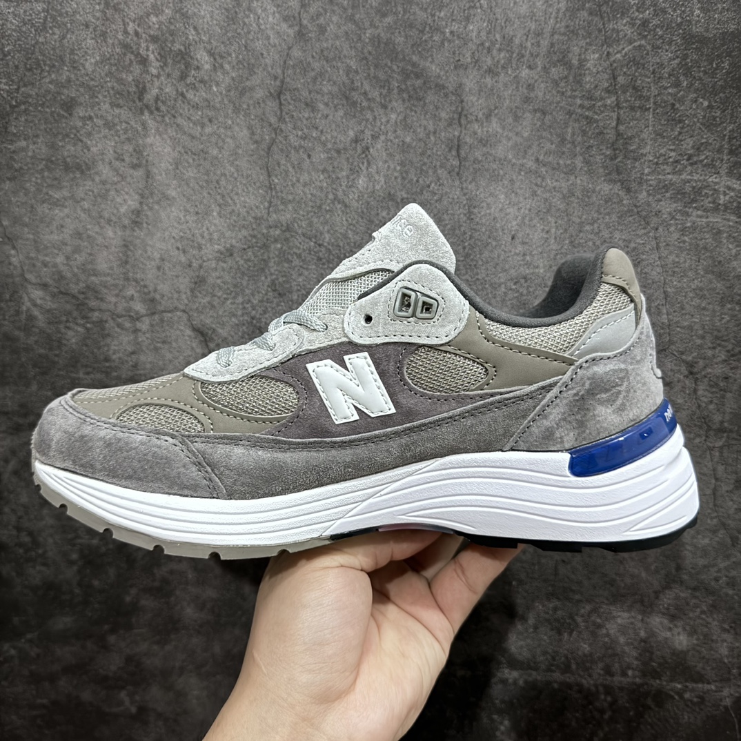 240 【OK纯原版】New Balance Made in USA M992系列美产血统经典复古百搭老爹休闲运动跑步鞋 灰蓝 M992AG