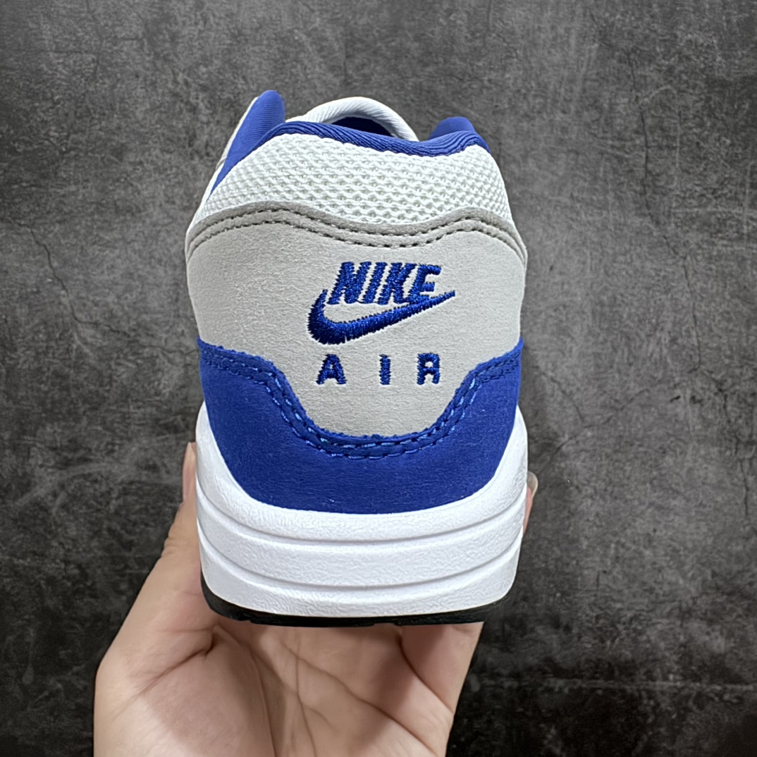 Nike Air Max 1 White Black Blue Retro Casual Running Shoes FD9082-100