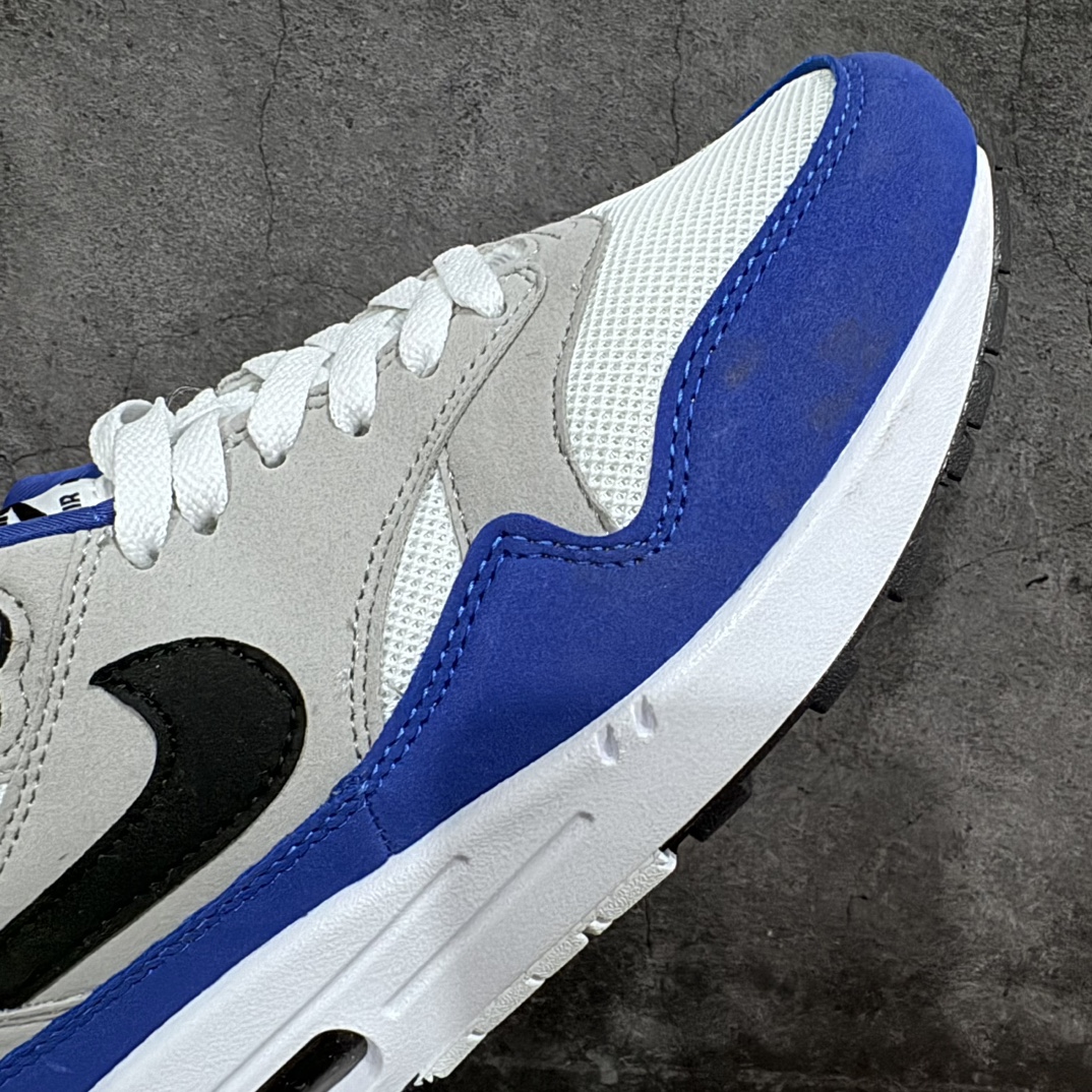 Nike Air Max 1 White Black Blue Retro Casual Running Shoes FD9082-100