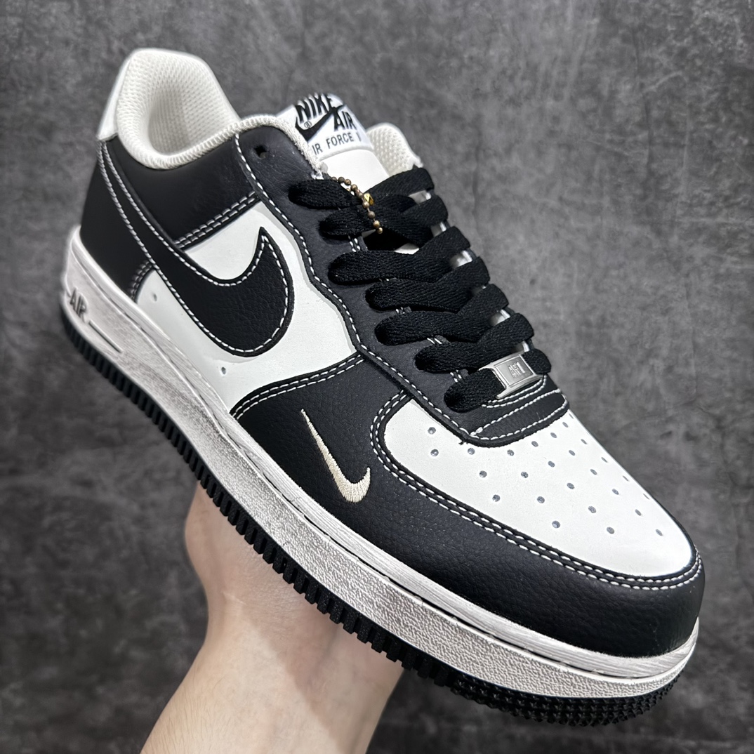 NK Air Force 1 Low '07 ”Distressed Black” Air Force 1 Low-top Casual Sneakers