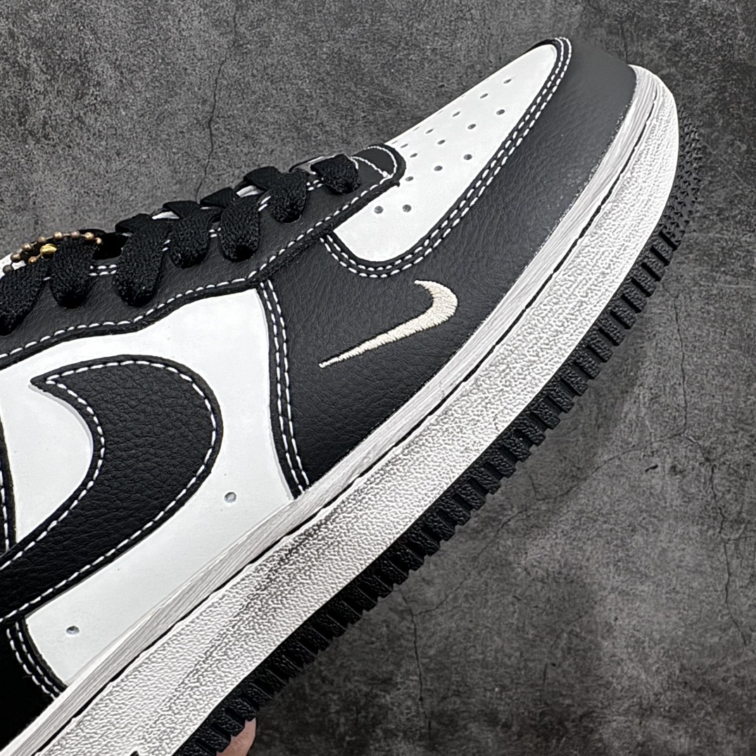 NK Air Force 1 Low '07 ”Distressed Black” Air Force 1 Low-top Casual Sneakers