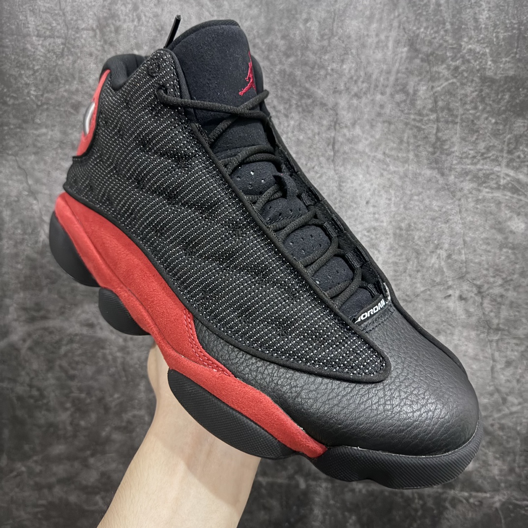 图片[3]-【TK至尊版】顶级莞产纯原 Air Jordan AJ13 黑红  货号：414571-004 n外贸大厂纯原出品 原鞋开发 原厂猫眼👀 版型近乎零偏差 采购原厂皮料 LOGO五金部件高价开发私模 杜绝一眼假版本 #原鞋1:1开模大底共3层贴合工艺 三层中间加入海玻璃缓震鞋垫 大底采用进口一次MD而非市面二次MD低价原料成型 进口MD材料异味较少比原鞋还少 市面异味大刺鼻 Size：40 40.5 41 42 42.5 43 44 44.5 45 46 47.5-莆田鞋批发中心