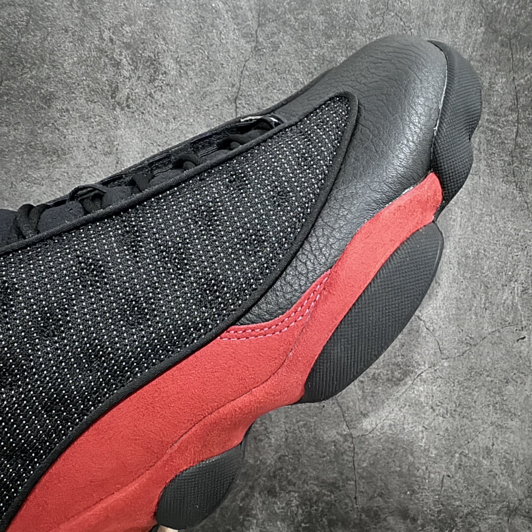 图片[6]-【TK至尊版】顶级莞产纯原 Air Jordan AJ13 黑红  货号：414571-004 n外贸大厂纯原出品 原鞋开发 原厂猫眼👀 版型近乎零偏差 采购原厂皮料 LOGO五金部件高价开发私模 杜绝一眼假版本 #原鞋1:1开模大底共3层贴合工艺 三层中间加入海玻璃缓震鞋垫 大底采用进口一次MD而非市面二次MD低价原料成型 进口MD材料异味较少比原鞋还少 市面异味大刺鼻 Size：40 40.5 41 42 42.5 43 44 44.5 45 46 47.5-莆田鞋批发中心