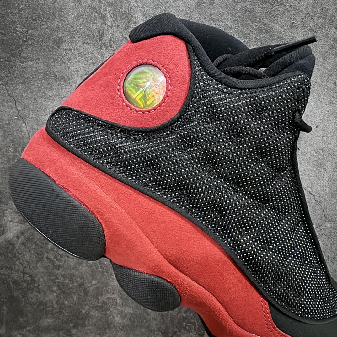 图片[7]-【TK至尊版】顶级莞产纯原 Air Jordan AJ13 黑红  货号：414571-004 n外贸大厂纯原出品 原鞋开发 原厂猫眼👀 版型近乎零偏差 采购原厂皮料 LOGO五金部件高价开发私模 杜绝一眼假版本 #原鞋1:1开模大底共3层贴合工艺 三层中间加入海玻璃缓震鞋垫 大底采用进口一次MD而非市面二次MD低价原料成型 进口MD材料异味较少比原鞋还少 市面异味大刺鼻 Size：40 40.5 41 42 42.5 43 44 44.5 45 46 47.5-莆田鞋批发中心