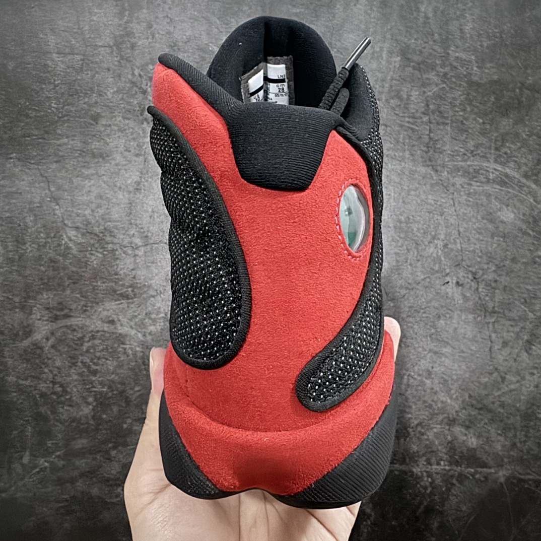 图片[4]-【TK至尊版】顶级莞产纯原 Air Jordan AJ13 黑红  货号：414571-004 n外贸大厂纯原出品 原鞋开发 原厂猫眼👀 版型近乎零偏差 采购原厂皮料 LOGO五金部件高价开发私模 杜绝一眼假版本 #原鞋1:1开模大底共3层贴合工艺 三层中间加入海玻璃缓震鞋垫 大底采用进口一次MD而非市面二次MD低价原料成型 进口MD材料异味较少比原鞋还少 市面异味大刺鼻 Size：40 40.5 41 42 42.5 43 44 44.5 45 46 47.5-莆田鞋批发中心