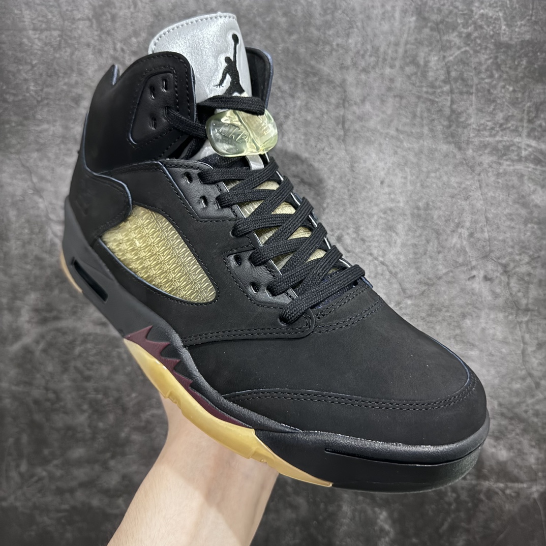 [Dongguan-made cut-out version] A Ma Maniére x Air Jordan 5 ”Black” AJ5 high-top AMM x AJ5 FD1330-001