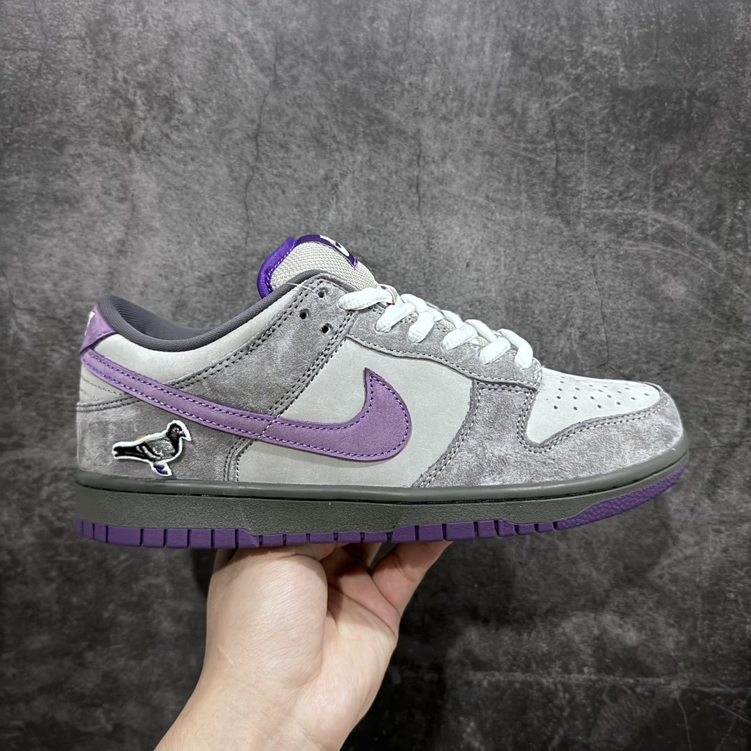 [Top Pure Original] NK SB Dunk Low Gray Purple Pigeon 304292-051