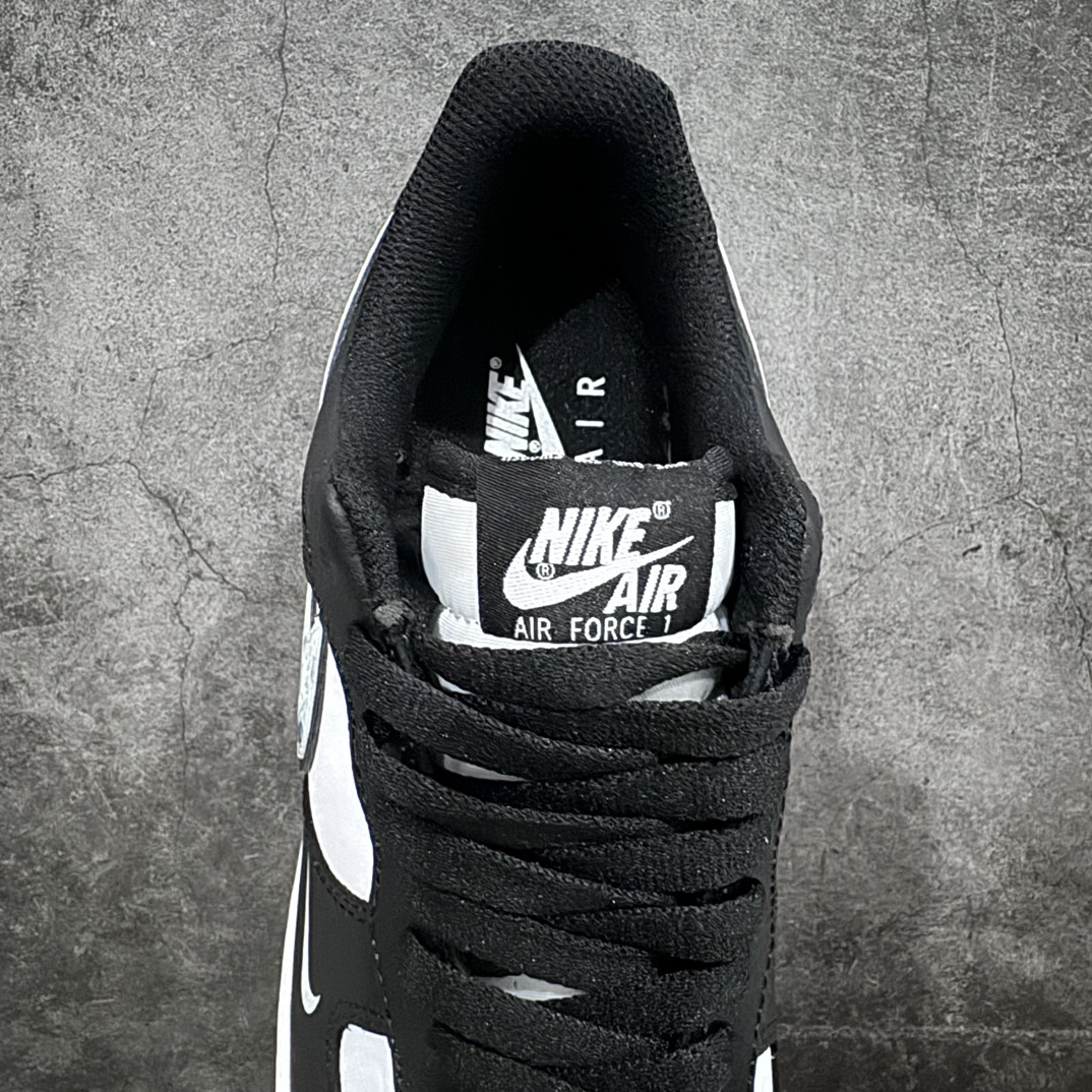 图片[8]-Nike Air Force 1 07 Low\”Black/White/Panda\”空军一号经典低帮百搭休闲运动板鞋“皮革黑白慵懒大熊猫涂鸦”DV0788-001n男女鞋真标半码制n原楦原纸版开发n采用硬质粒面牛剖皮革鞋面材质#n内置全掌Air Sole气垫❗ 尺码：36 36.5 37.5 38 39 40 40.5 41 42 42.5 43 44 44.5 45-莆田鞋批发中心