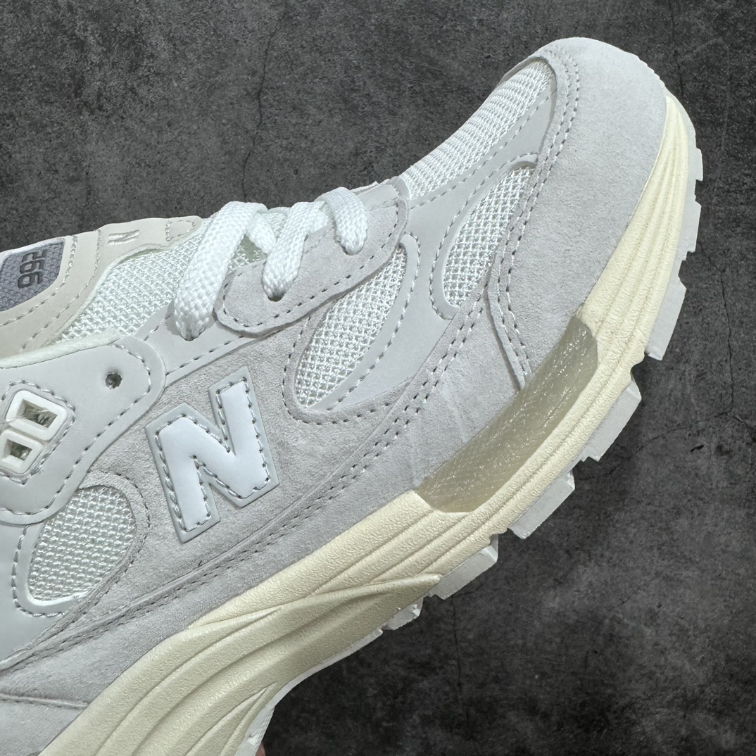 [OK Pure Original] New Balance Made in USA M992 series American-made classic retro versatile daddy casual sports running shoes white M992MD