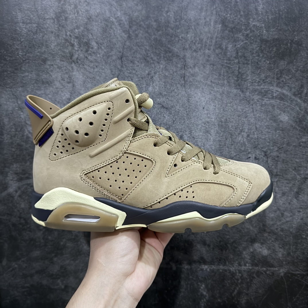 纯原外贸版AirJordanAJ6Retro防水棕色FD1643-300原楦原纸板开发采购原厂皮料原厂定