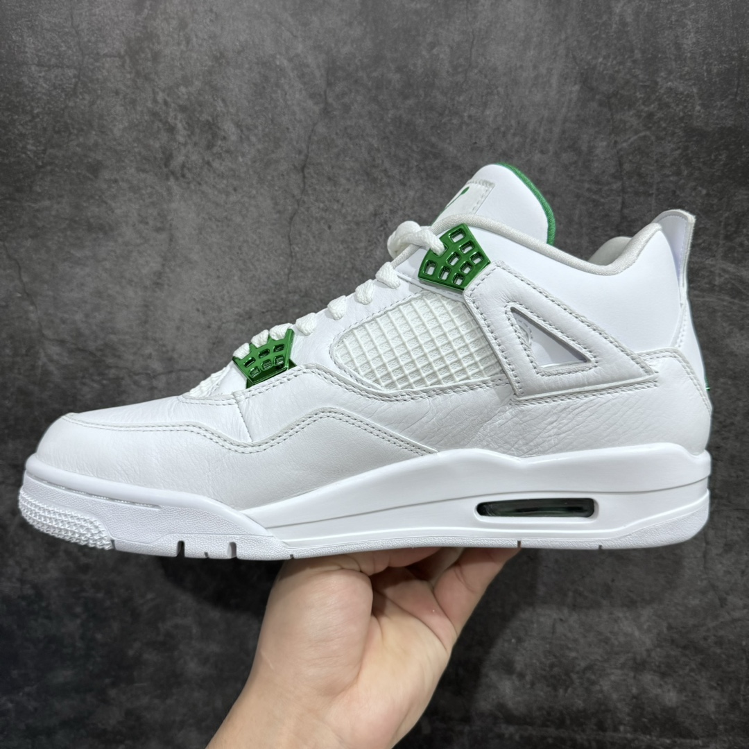 [DF Pure Original] Cash Benefits Air Jordan AJ4 Retro White Green CT8527-113