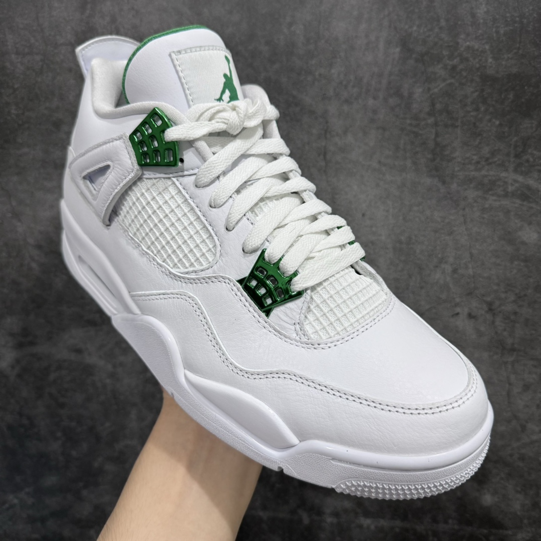 [DF Pure Original] Cash Benefits Air Jordan AJ4 Retro White Green CT8527-113