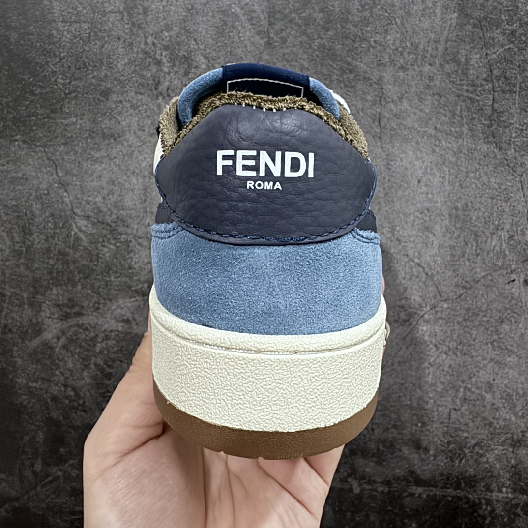 380 芬迪Fendi Match Sneaker Low 竞赛系列低帮复古百搭休闲运动板鞋