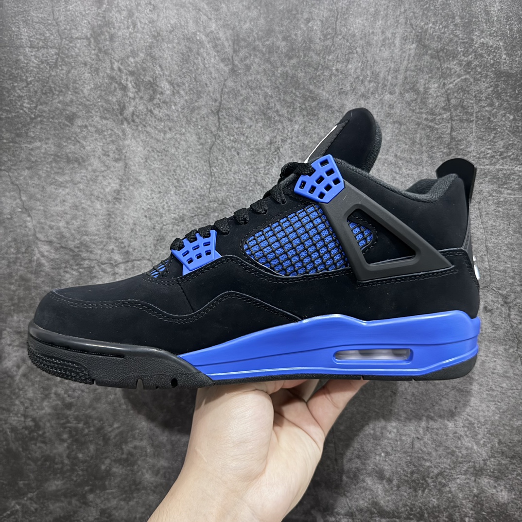 [TK Supreme Edition] Air Jordan 4 Retro AJ4 Joe 4 Black Blue Royal Blue CT8527-018