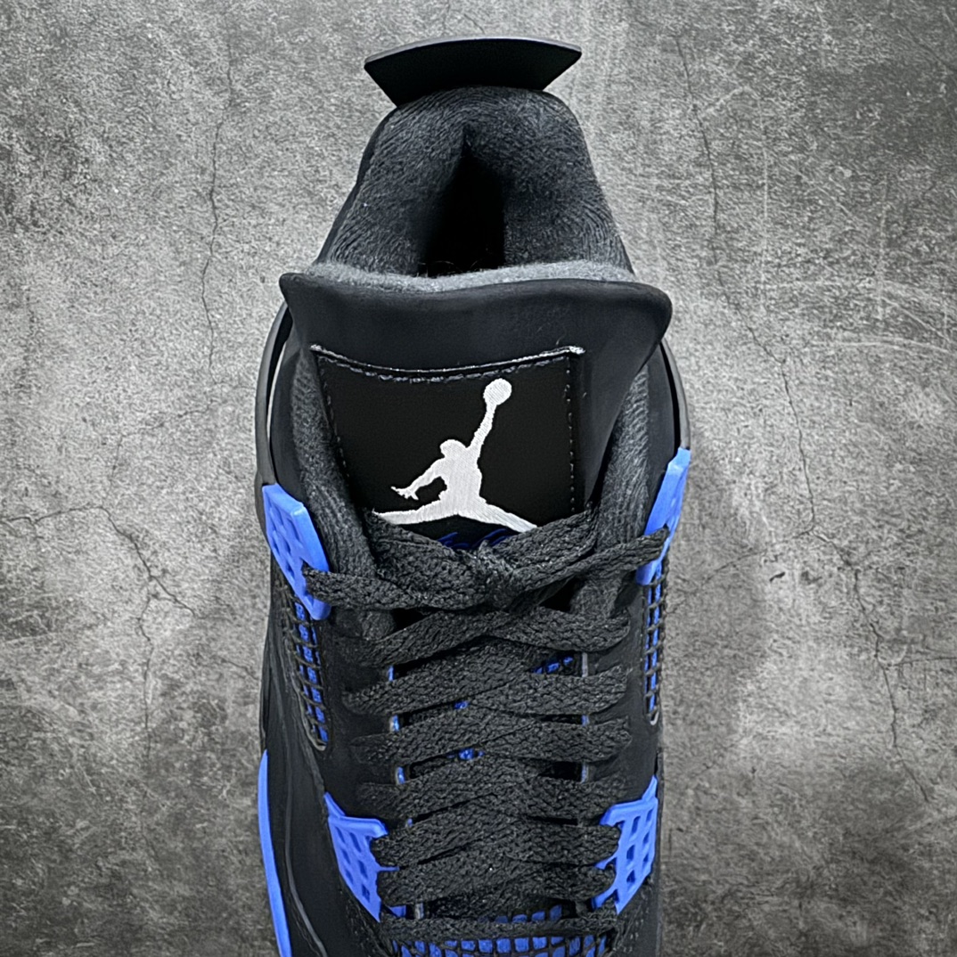 [TK Supreme Edition] Air Jordan 4 Retro AJ4 Joe 4 Black Blue Royal Blue CT8527-018