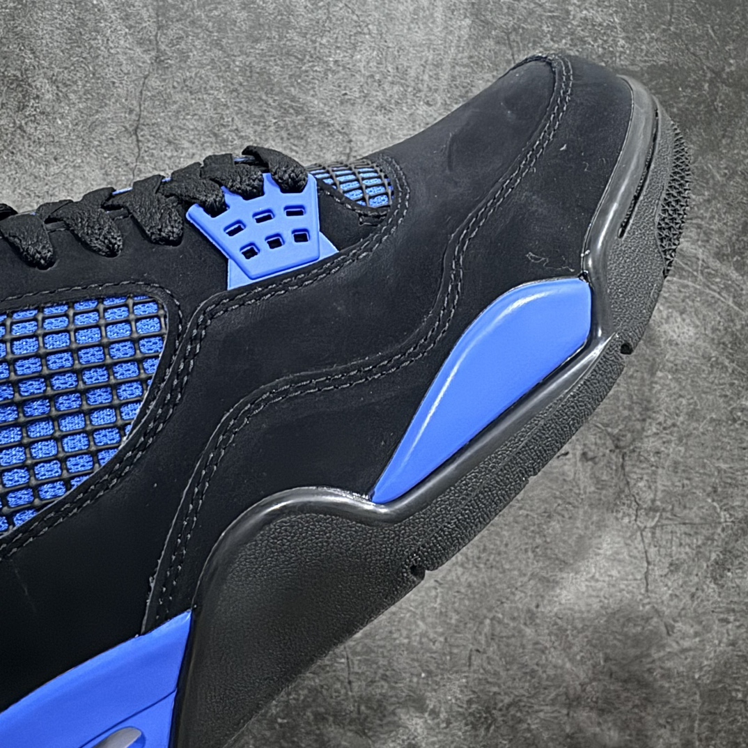 [TK Supreme Edition] Air Jordan 4 Retro AJ4 Joe 4 Black Blue Royal Blue CT8527-018