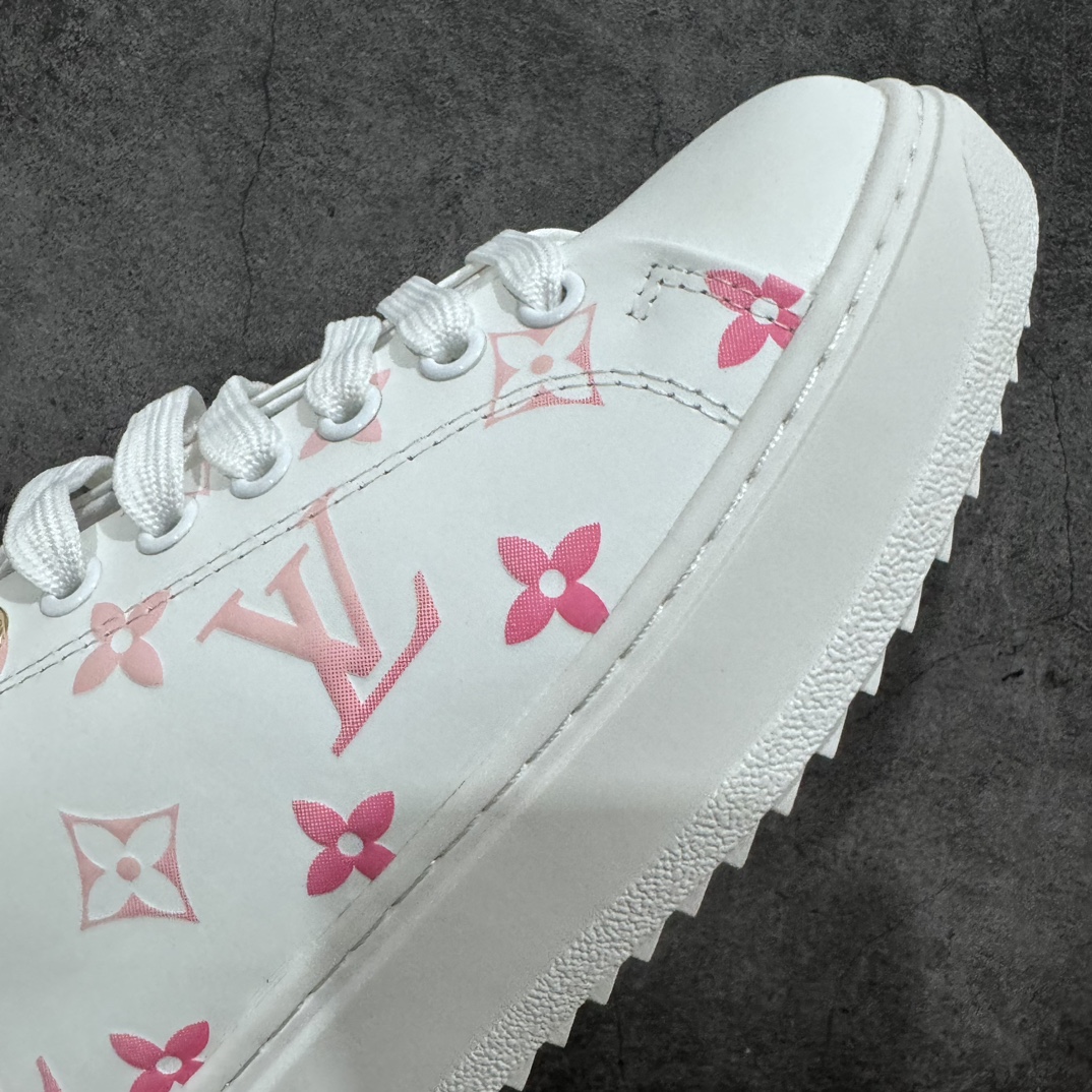 图片[6]-【广东顶级纯原】Louis Vuitton Time Out Low Sneaker LV 舒畅系列休闲松糕锯齿底系列板鞋n配件抽屉礼盒 防尘布袋 身份卡 小票采用软质粒面头层牛革拼接制成鞋面材质高密度电脑车线工艺 小牛真皮内里贴附nPU超软脚感乳胶鞋垫 外置隔色厚实橡胶大底 Size：35-39-莆田鞋批发中心