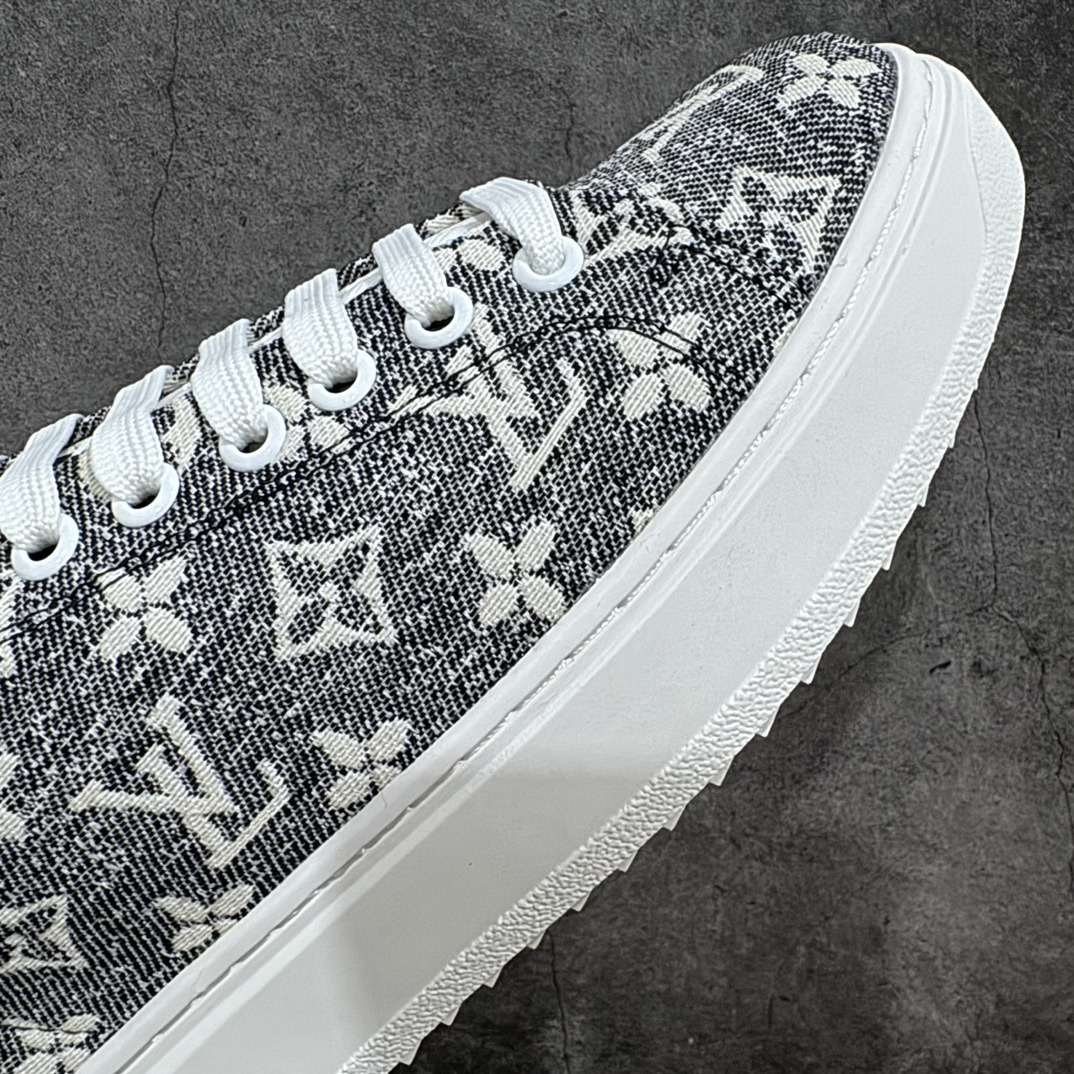 图片[6]-【广东顶级纯原】Louis Vuitton Time Out Low Sneaker LV 舒畅系列休闲松糕锯齿底系列板鞋 配件抽屉礼盒 防尘布袋 身份卡 小票 采用软质粒面头层牛革拼接制成鞋面材质 高密度电脑车线工艺 小牛真皮内里贴附 PU超软脚感乳胶鞋垫 外置隔色厚实橡胶大底 尺码：35-45-选品中心