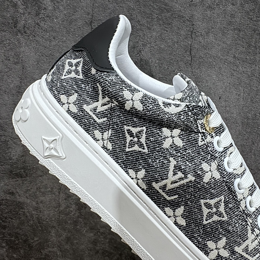 图片[7]-【广东顶级纯原】Louis Vuitton Time Out Low Sneaker LV 舒畅系列休闲松糕锯齿底系列板鞋 配件抽屉礼盒 防尘布袋 身份卡 小票 采用软质粒面头层牛革拼接制成鞋面材质 高密度电脑车线工艺 小牛真皮内里贴附 PU超软脚感乳胶鞋垫 外置隔色厚实橡胶大底 尺码：35-45-选品中心