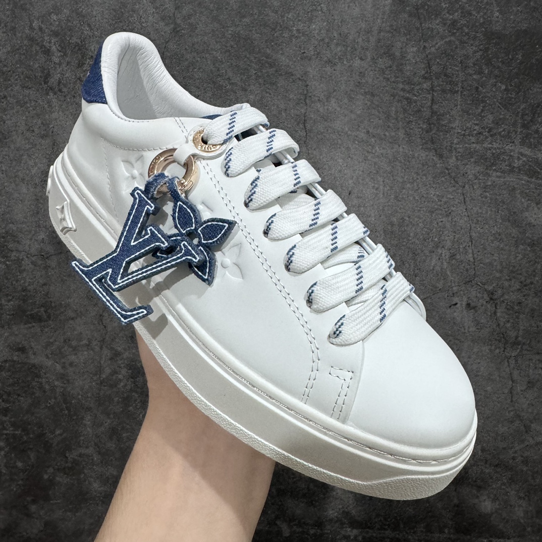 图片[3]-【广东顶级纯原】Louis Vuitton Time Out Low Sneaker LV 舒畅系列休闲松糕锯齿底系列板鞋n配件抽屉礼盒 防尘布袋 身份卡 小票采用软质粒面头层牛革拼接制成鞋面材质高密度电脑车线工艺 小牛真皮内里贴附nPU超软脚感乳胶鞋垫 外置隔色厚实橡胶大底 Size：35-45-莆田鞋批发中心