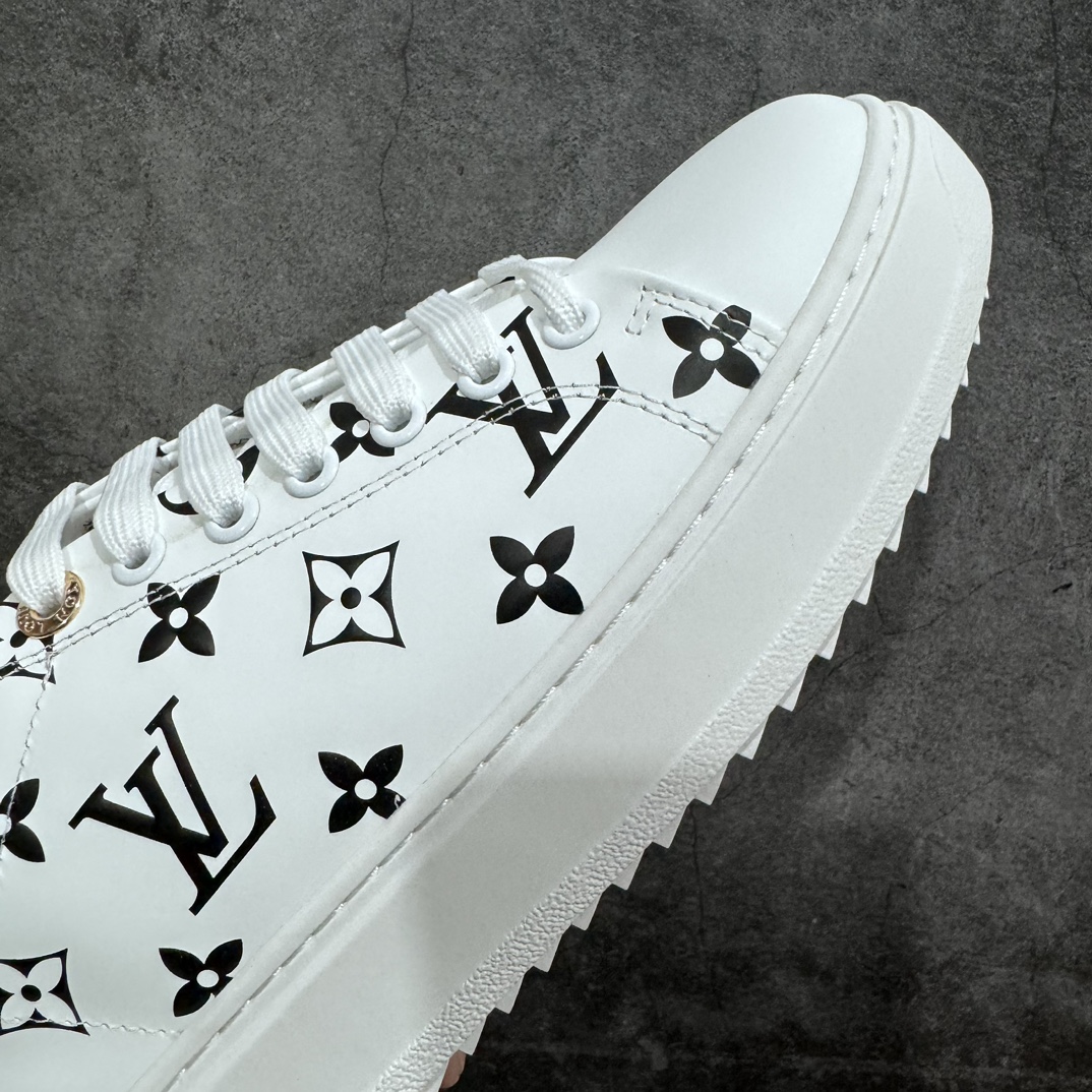 图片[6]-【广东顶级纯原】Louis Vuitton Time Out Low Sneaker LV 舒畅系列休闲松糕锯齿底系列板鞋n配件抽屉礼盒 防尘布袋 身份卡 小票采用软质粒面头层牛革拼接制成鞋面材质高密度电脑车线工艺 小牛真皮内里贴附nPU超软脚感乳胶鞋垫 外置隔色厚实橡胶大底 Size：35-45-莆田鞋批发中心