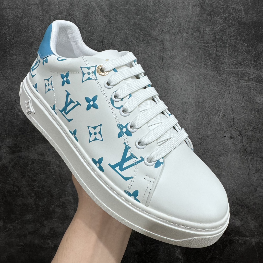 图片[3]-【广东顶级纯原】Louis Vuitton Time Out Low Sneaker LV 舒畅系列休闲松糕锯齿底系列板鞋n配件抽屉礼盒 防尘布袋 身份卡 小票采用软质粒面头层牛革拼接制成鞋面材质高密度电脑车线工艺 小牛真皮内里贴附nPU超软脚感乳胶鞋垫 外置隔色厚实橡胶大底 Size：35-45-莆田鞋批发中心