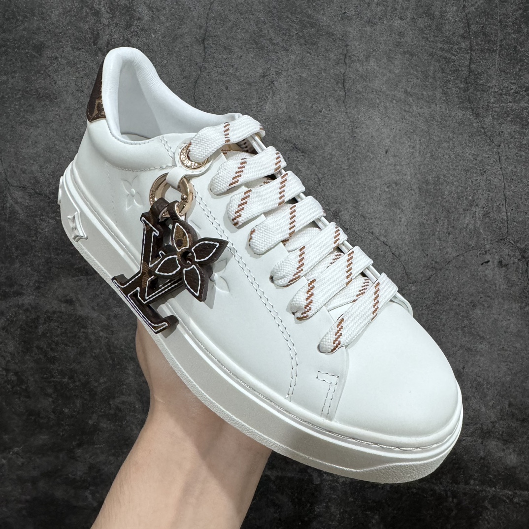 图片[3]-【广东顶级纯原】Louis Vuitton Time Out Low Sneaker LV 舒畅系列休闲松糕锯齿底系列板鞋n配件抽屉礼盒 防尘布袋 身份卡 小票采用软质粒面头层牛革拼接制成鞋面材质高密度电脑车线工艺 小牛真皮内里贴附nPU超软脚感乳胶鞋垫 外置隔色厚实橡胶大底 Size：35-45-莆田鞋批发中心