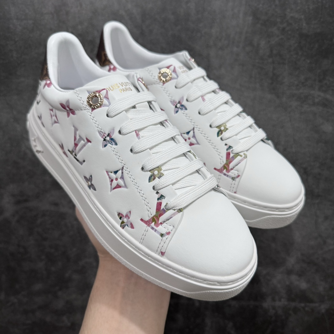 380 【广东顶级纯原】Louis Vuitton Time Out Low Sneaker LV 舒畅系列休闲松糕锯齿底系列板鞋