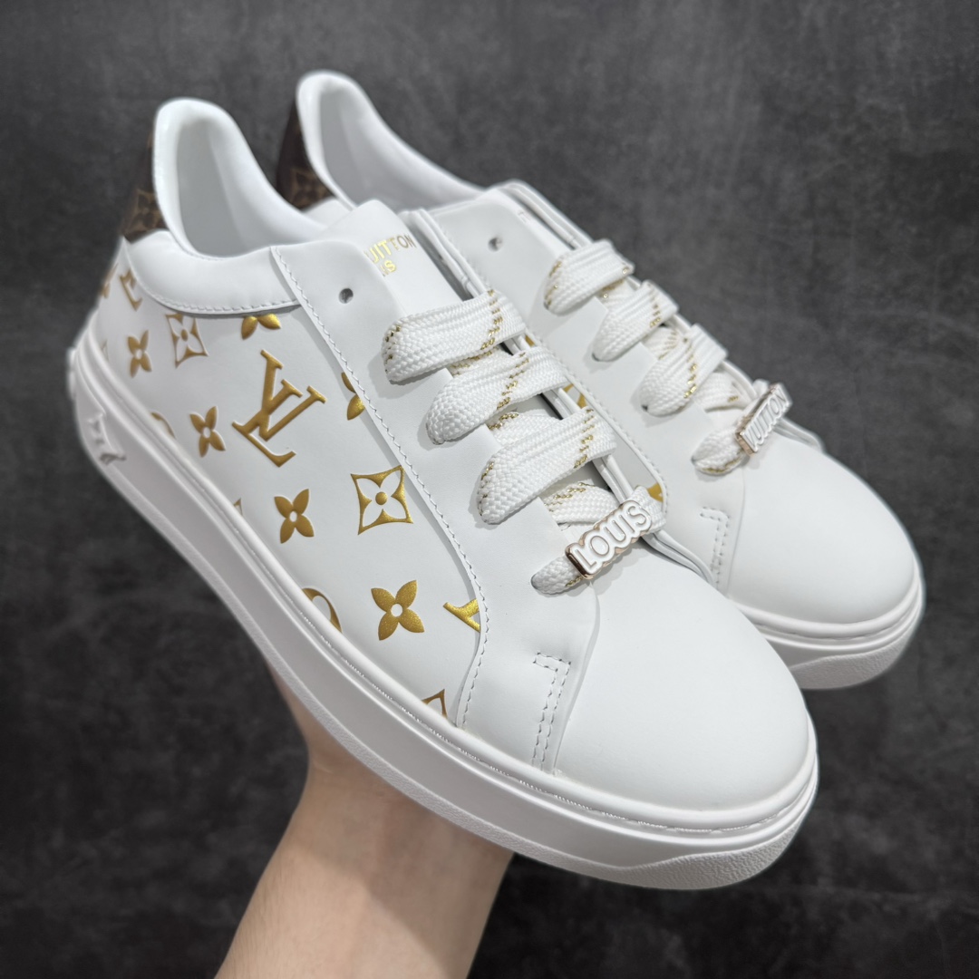 380 【广东顶级纯原】Louis Vuitton Time Out Low Sneaker LV 舒畅系列休闲松糕锯齿底系列板鞋