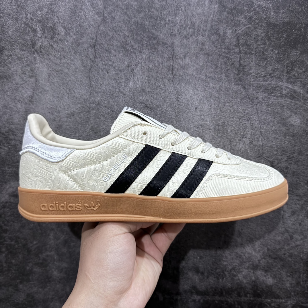 【R版】 Adidas Originals Gazelle 白色 三叶草复古休闲防滑耐磨低帮板鞋货号 ：IG3677nSize ：35.5 36 36.5 37 38 38.5 39 40 40.5 41 42 42.5 43 44 44.5 45-莆田鞋批发中心