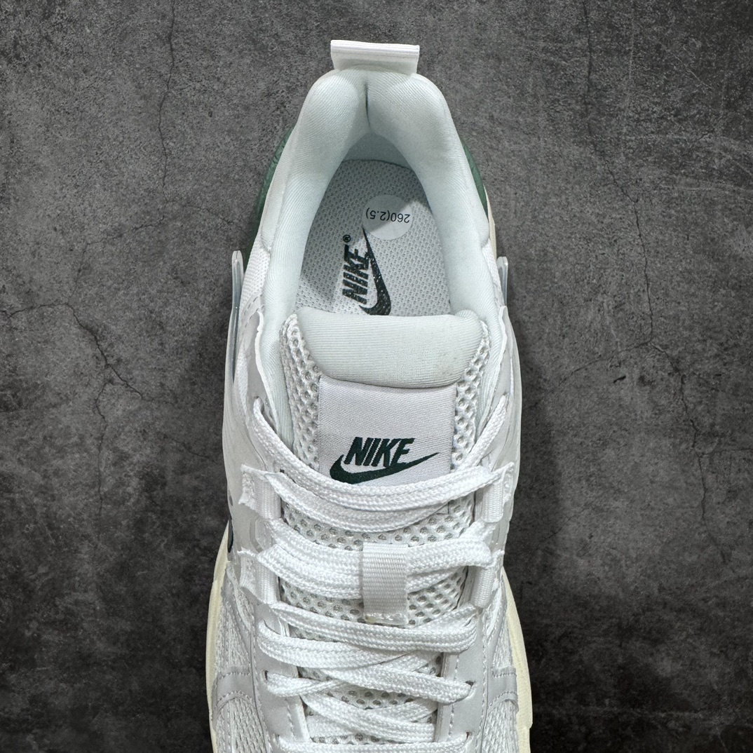 [Pure original special offer] Nike V2K Run shock-absorbing, non-slip, wear-resistant low-top running shoes white and green FD0736-101