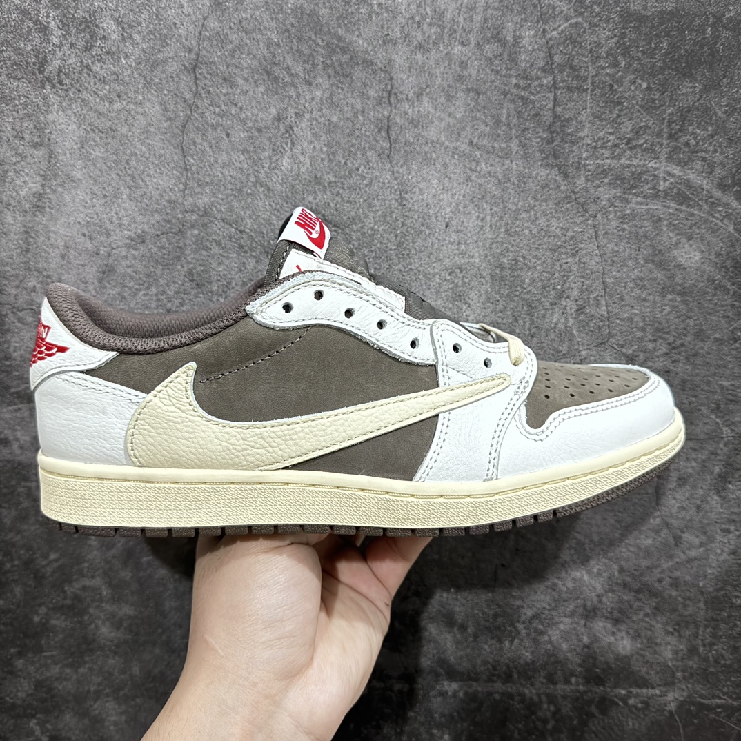 420 【FK纯原】Air Jordan 1 x Travis Scott AJ1 x TS联名白棕倒钩3.0 DM7866-162