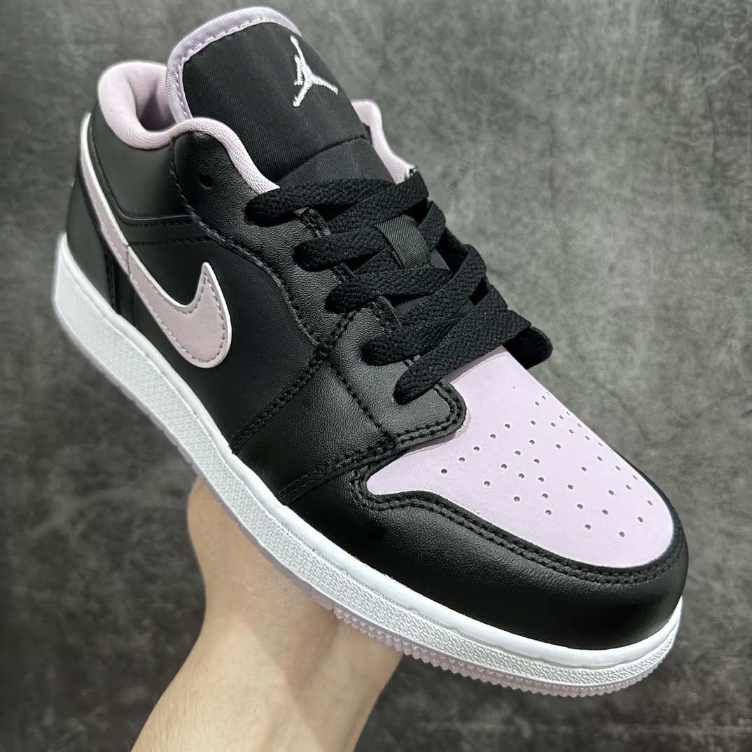 [DT Pure Original] Air Jordan AJ1 Low Low-top GS Black Pink DV1333-051