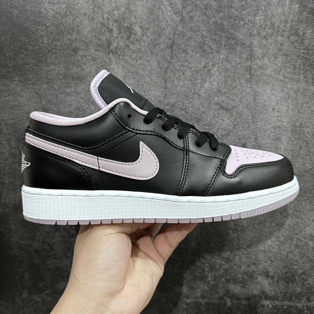 [DT Pure Original] Air Jordan AJ1 Low Low-top GS Black Pink DV1333-051