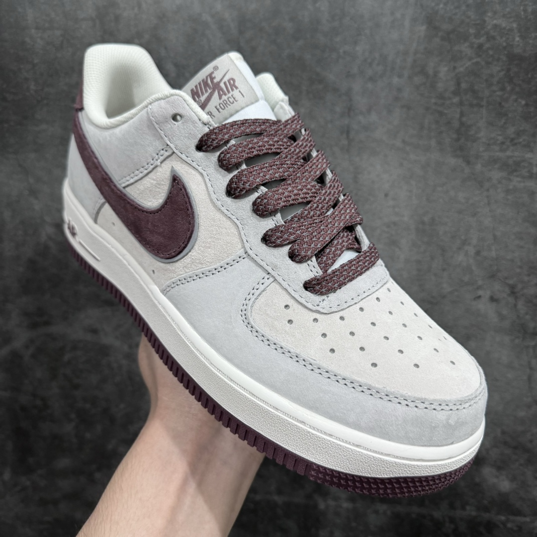 AKIRA x Air Force 1 '07 Low joint gray coffee suede DO3966-163