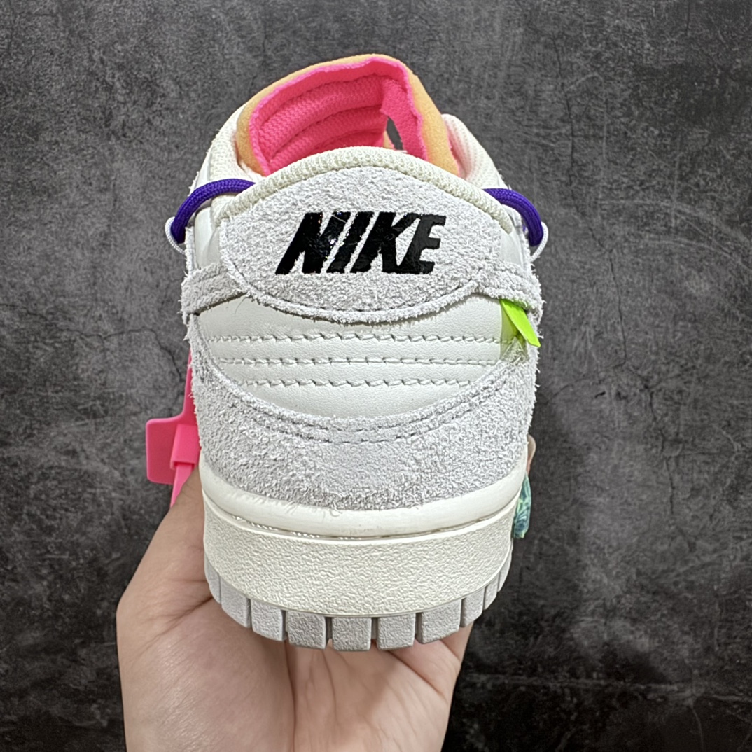 图片[3]-【YH纯原】Off White x Dunk 50色联名nNO.15配色 货号：DJ0950-101n市场版本都在清货 此版本一直未调价n细节品质毋庸置疑 高端零售首选版本 尺码：36-47.5-莆田鞋批发中心