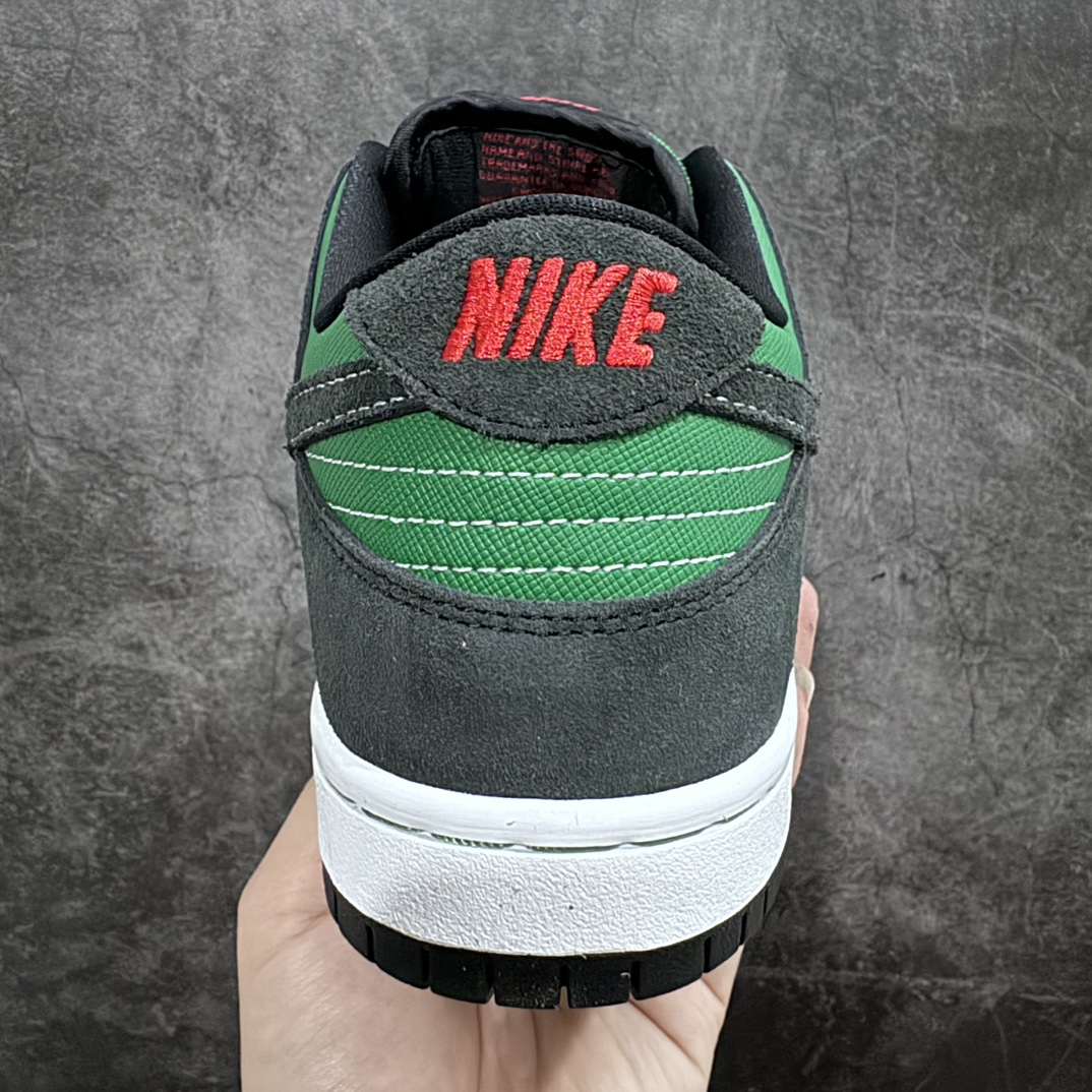 图片[4]-【纯原Y版】Nike SB Dunk Low 黑绿n大厂纯原品质出货 清洁度 电绣工艺 皮料切割干净无任何毛边 细节完美货号：313170-306 Size：36 36.5 37.5 38 38.5 39 40 40.5 41 42 42.5 43 44 44.5 45-莆田鞋批发中心