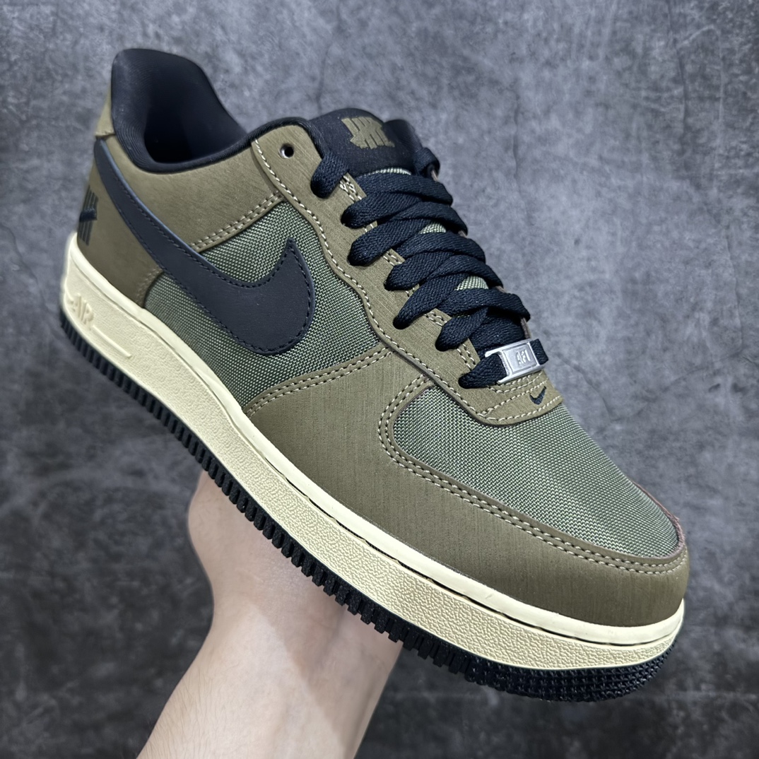 200 【纯原HY版本】UNDEFEATED x Air Force 1’07 Low SP”Ballistic”空军一号板鞋“橄榄绿军绿黑UND不败”DH3064-300