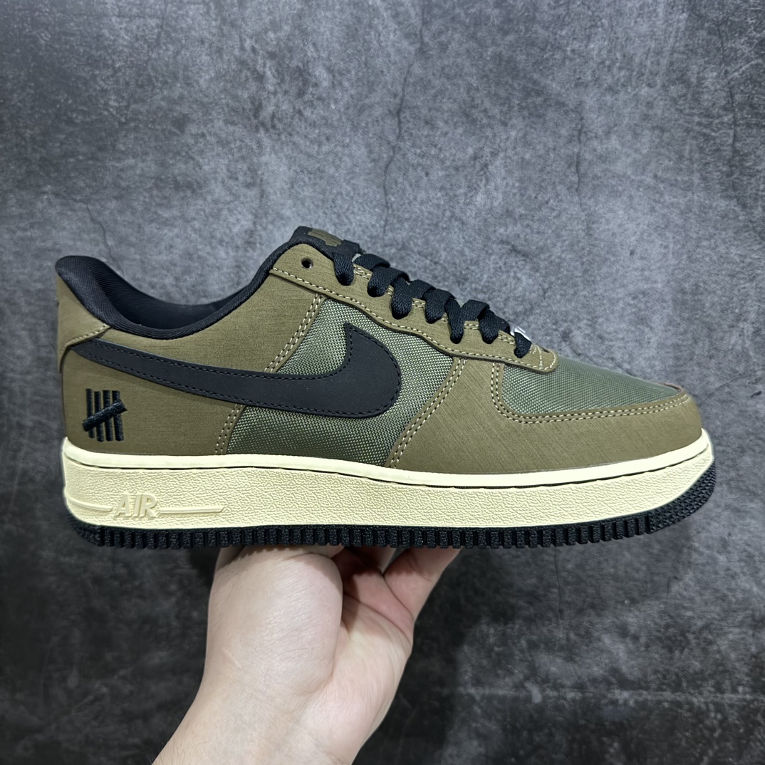 200 【纯原HY版本】UNDEFEATED x Air Force 1’07 Low SP”Ballistic”空军一号板鞋“橄榄绿军绿黑UND不败”DH3064-300