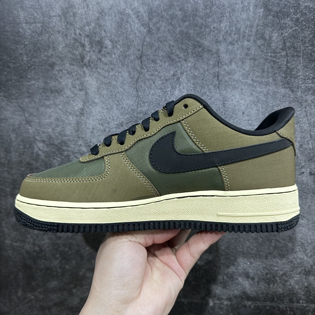 200 【纯原HY版本】UNDEFEATED x Air Force 1’07 Low SP”Ballistic”空军一号板鞋“橄榄绿军绿黑UND不败”DH3064-300