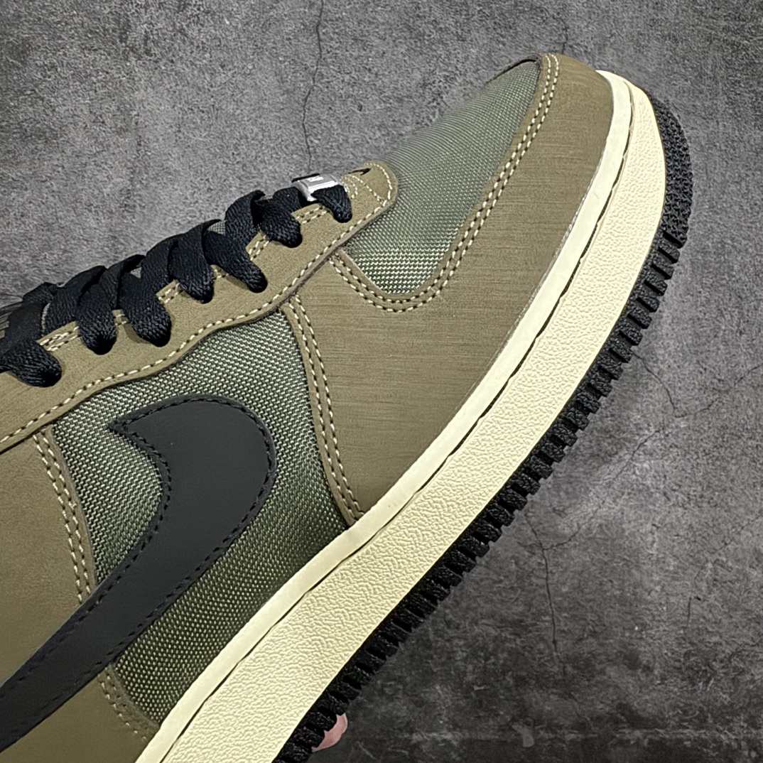 200 【纯原HY版本】UNDEFEATED x Air Force 1’07 Low SP”Ballistic”空军一号板鞋“橄榄绿军绿黑UND不败”DH3064-300