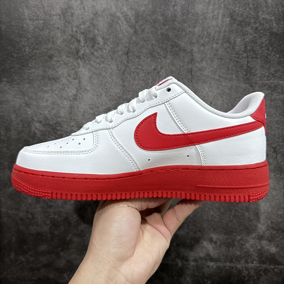 图片[2]-【纯原HY版本】Air Force 1 Low 白红勾 大学红 CK7663-102nn原装级别 原楦头原纸板 打造纯正空军版型专注外贸渠道 全掌内置蜂窝气垫 原盒配件 原厂中底钢印、拉帮完美  尺码：36 36.5 37.5 38 38.5 39 40 40.5 41 42 42.5 43 44 44.5 45-莆田鞋批发中心