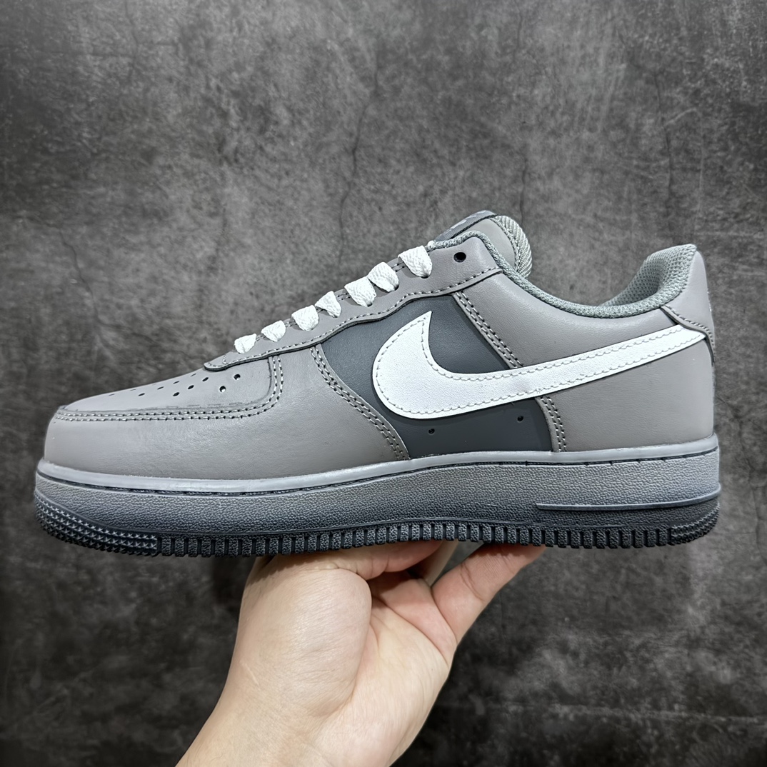 260 创意定制Nike Air Force 1 07 Low"THEMOON"空军一号系列经典低帮百搭休闲运动板鞋 达芬奇“深灰黑白浸染涂鸦”CW2288-111