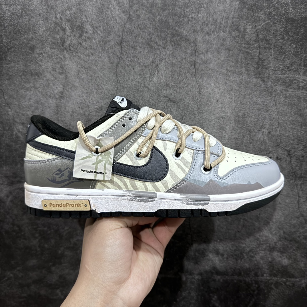 300 【FS原盒版】Nike Dunk Low 熊猫恶作剧-丛林穿越 翻山悦己机能百搭 FD1232-001