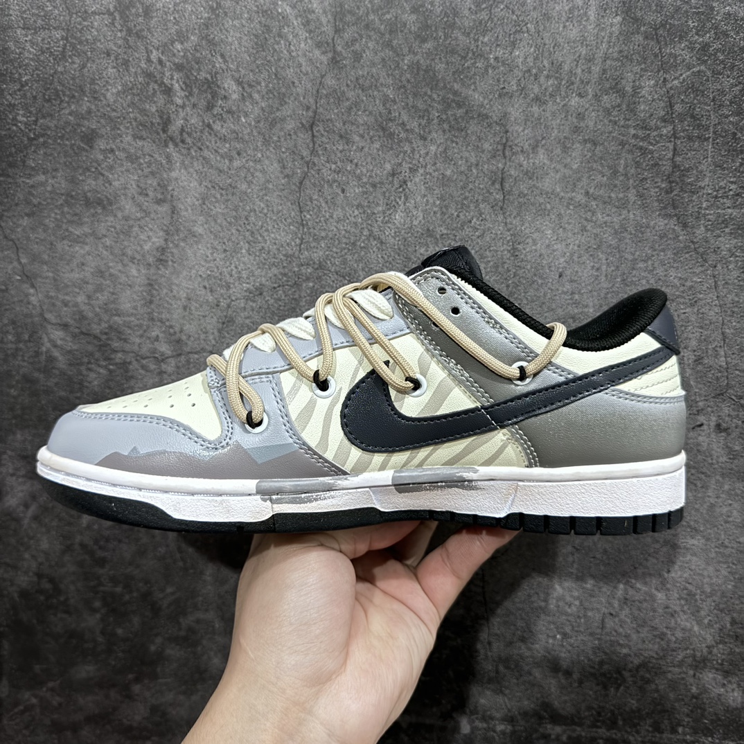 300 【FS原盒版】Nike Dunk Low 熊猫恶作剧-丛林穿越 翻山悦己机能百搭 FD1232-001