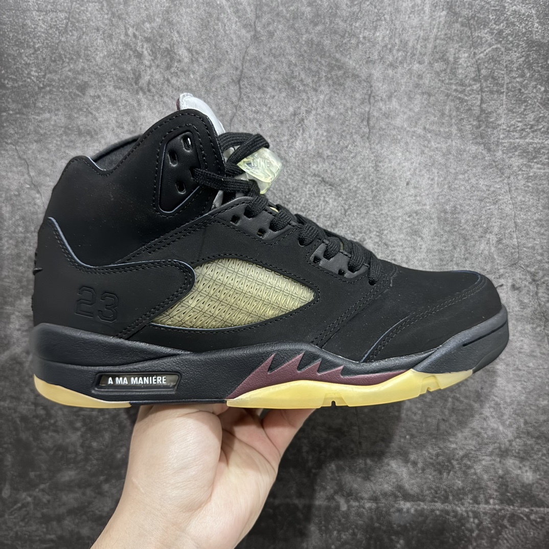 【OG纯原】 A Ma Maniére x Air Jordan 5 AJ5乔5 联名款 男子文化篮球鞋 FD1330-001国内一线头部大厂主力合作工厂出品n天花板品质 裸鞋圈硬通货  开发室提前原鞋样品高价购回 原鞋原装原档案材料开发 细节随意对比市售版本 正品还原度高达98% 寄售国外稳妥充正  尺码：40 40.5 41 42 42.5 43 44 44.5 45 46 47.5-莆田鞋批发中心