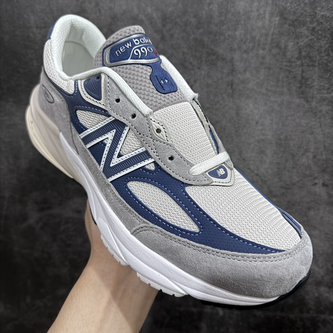 340 【总裁版】新百伦New Balance Made in USA M990V6 NB990v6 跑步鞋 灰蓝U990TC6