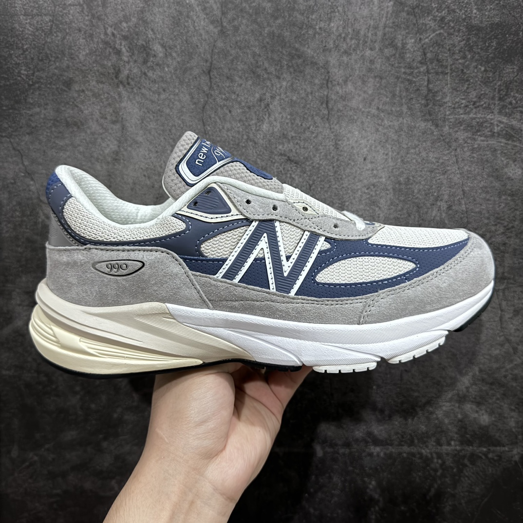 340 【总裁版】新百伦New Balance Made in USA M990V6 NB990v6 跑步鞋 灰蓝U990TC6