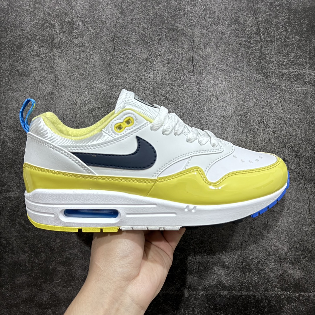 240 Nike Air Max 1 白黄 复古休闲跑步鞋 FN8075-101